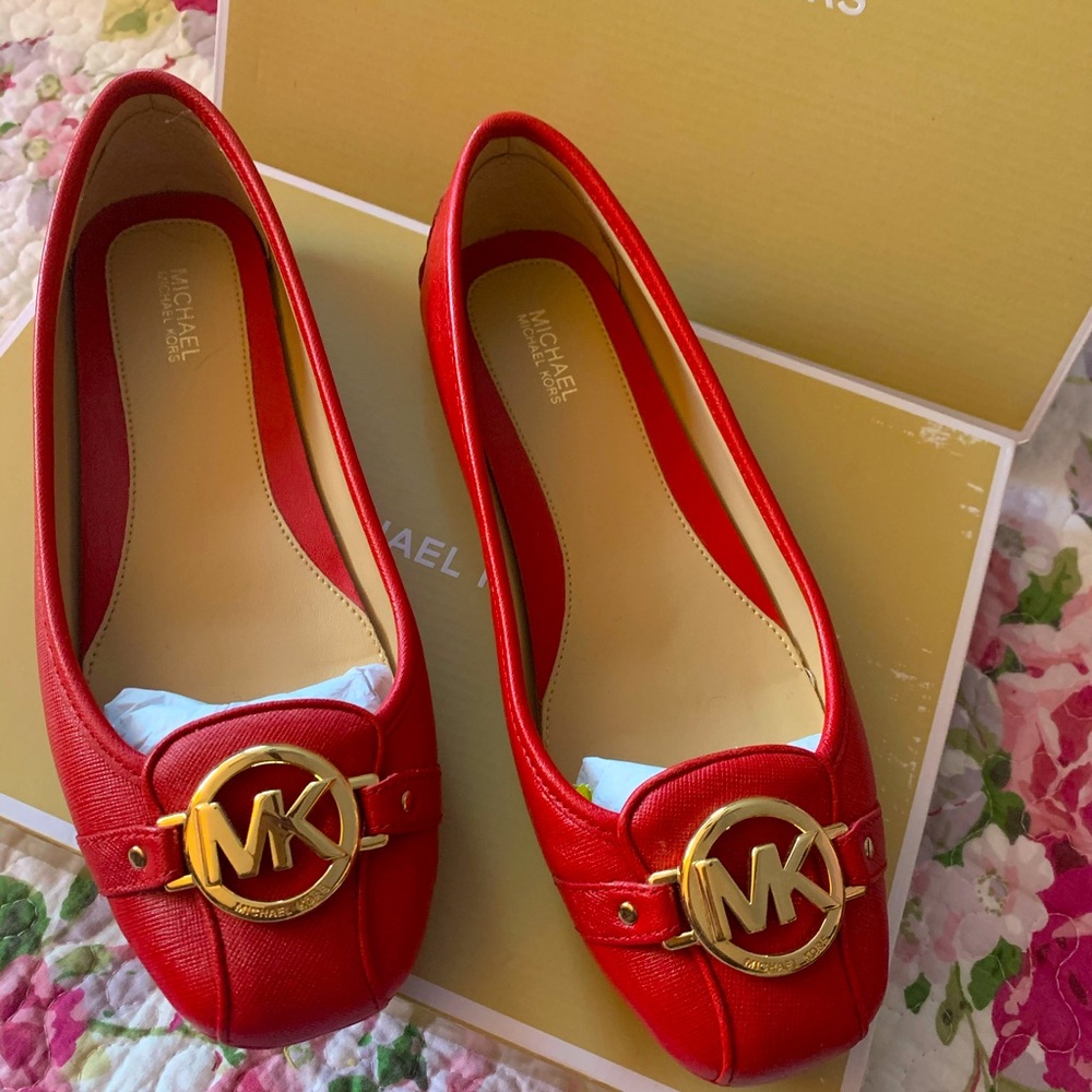 Michael Kors Red  Loafer